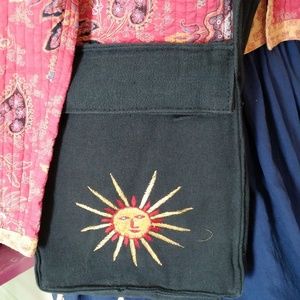 Sunburst Cotton Cross Body Bag Boho Festival Bag